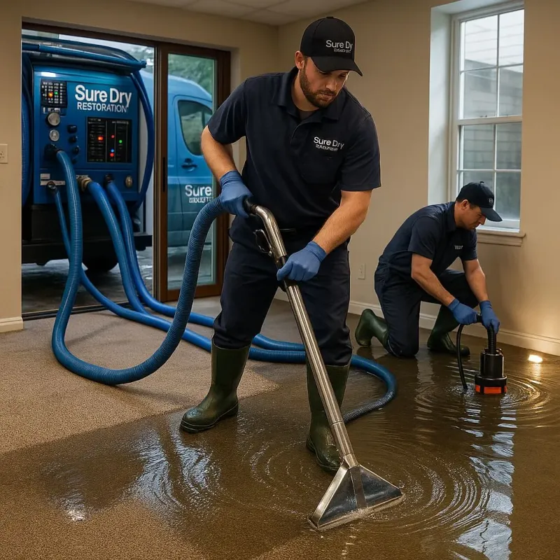 Water Extraction and Removal process in Saranac Lake, NY